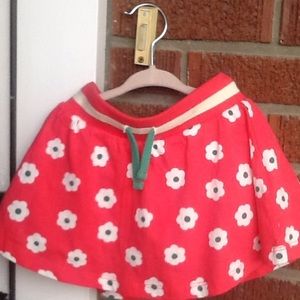 Mini Boden 3-4 flower skort